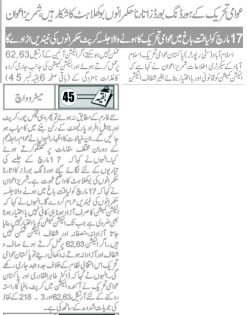 Minhaj-ul-Quran  Print Media CoverageDaily Metro Watch Front Page